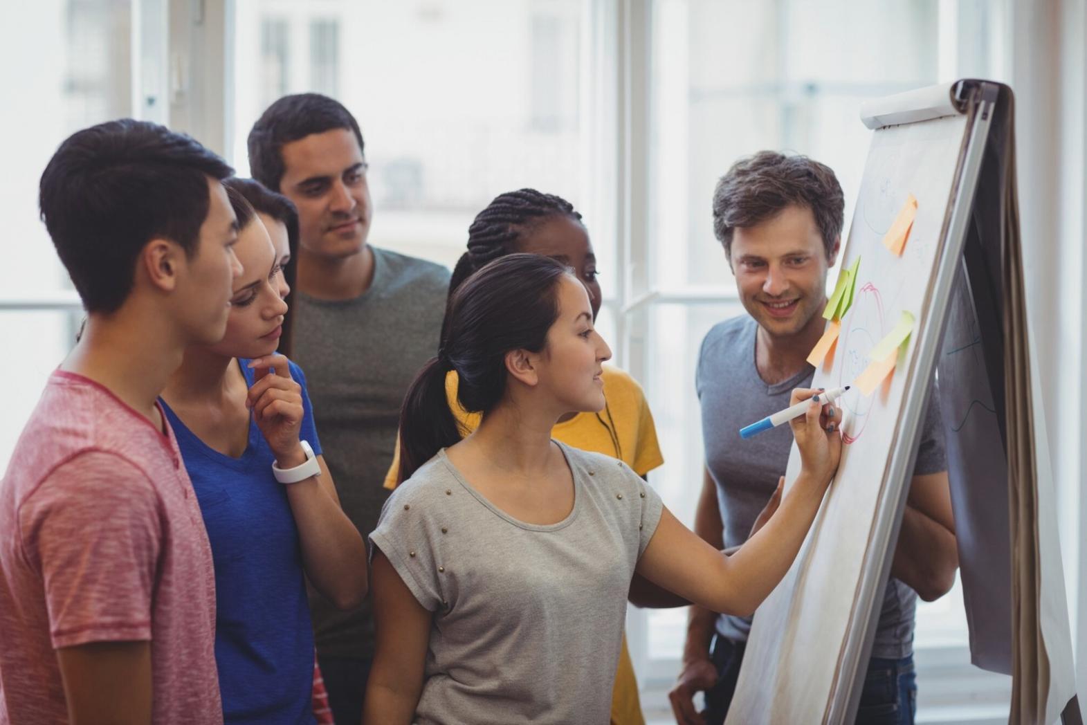 Business owner implementing financial accountability methods with improved oversight